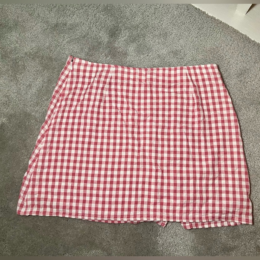 American Eagle XL Gingham Skirt with slip (tag cut out)